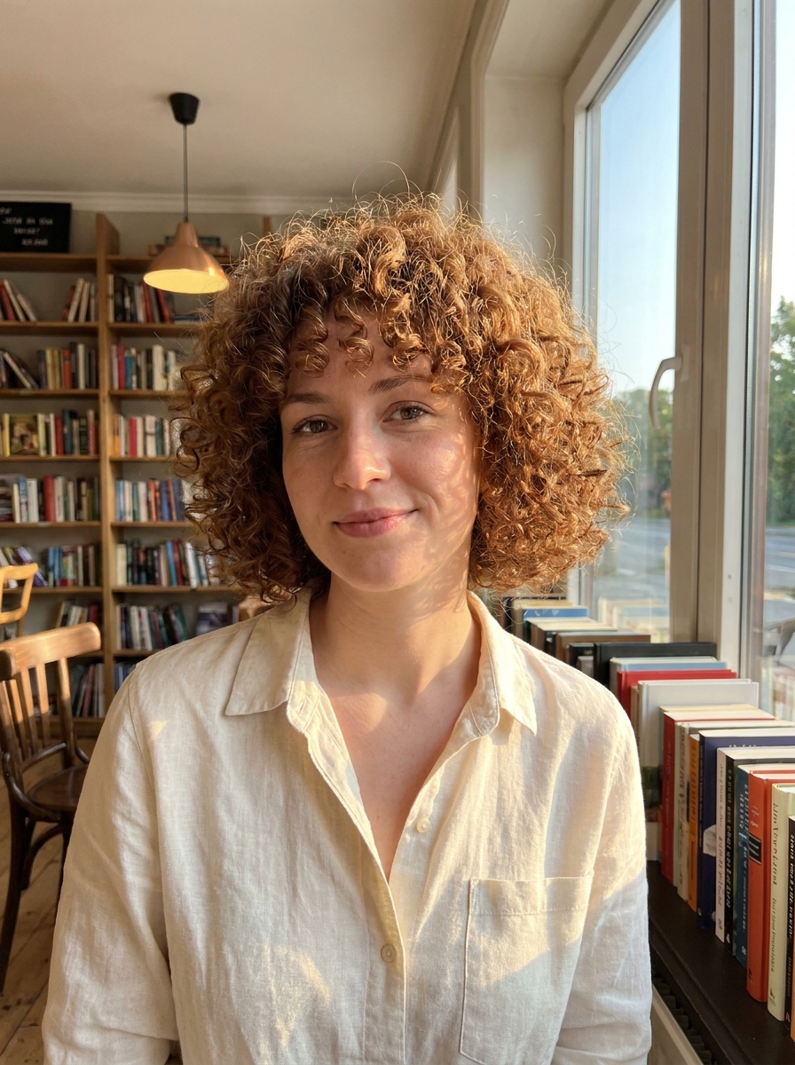 Curly Bob kurz geschnitten als freche kurze Bob Frisuren Inspiration 2026